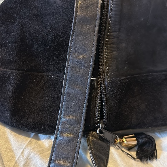 Black and gold vintage crossbody bag - Picture 7 of 9